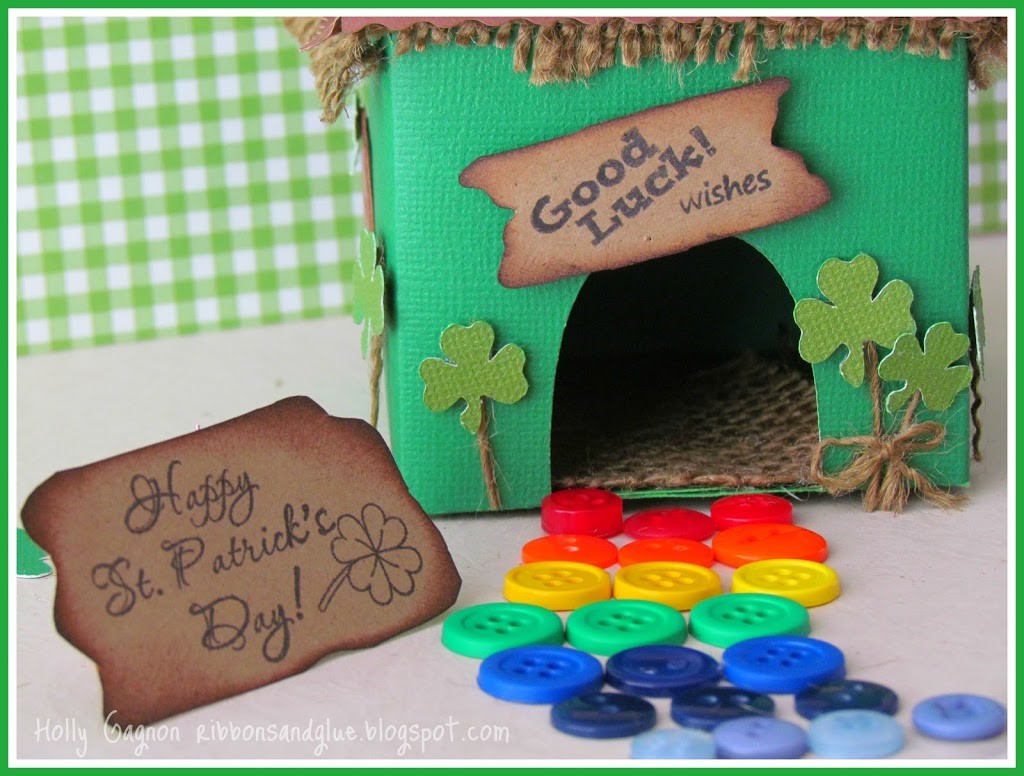 Handmade leprechaun house