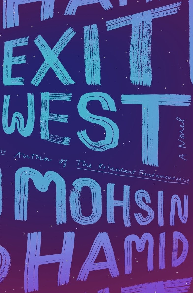 Dark blue cover with light blue and purple text