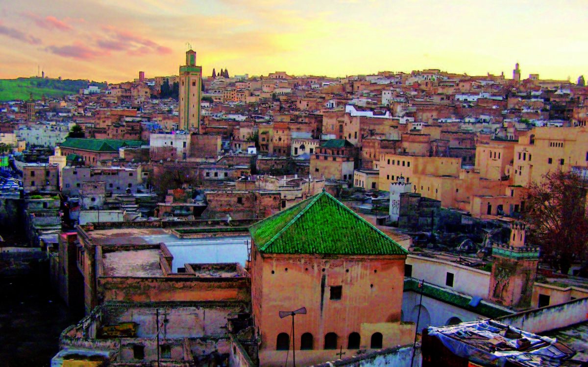 Cityscape of Marrakech, Morocco