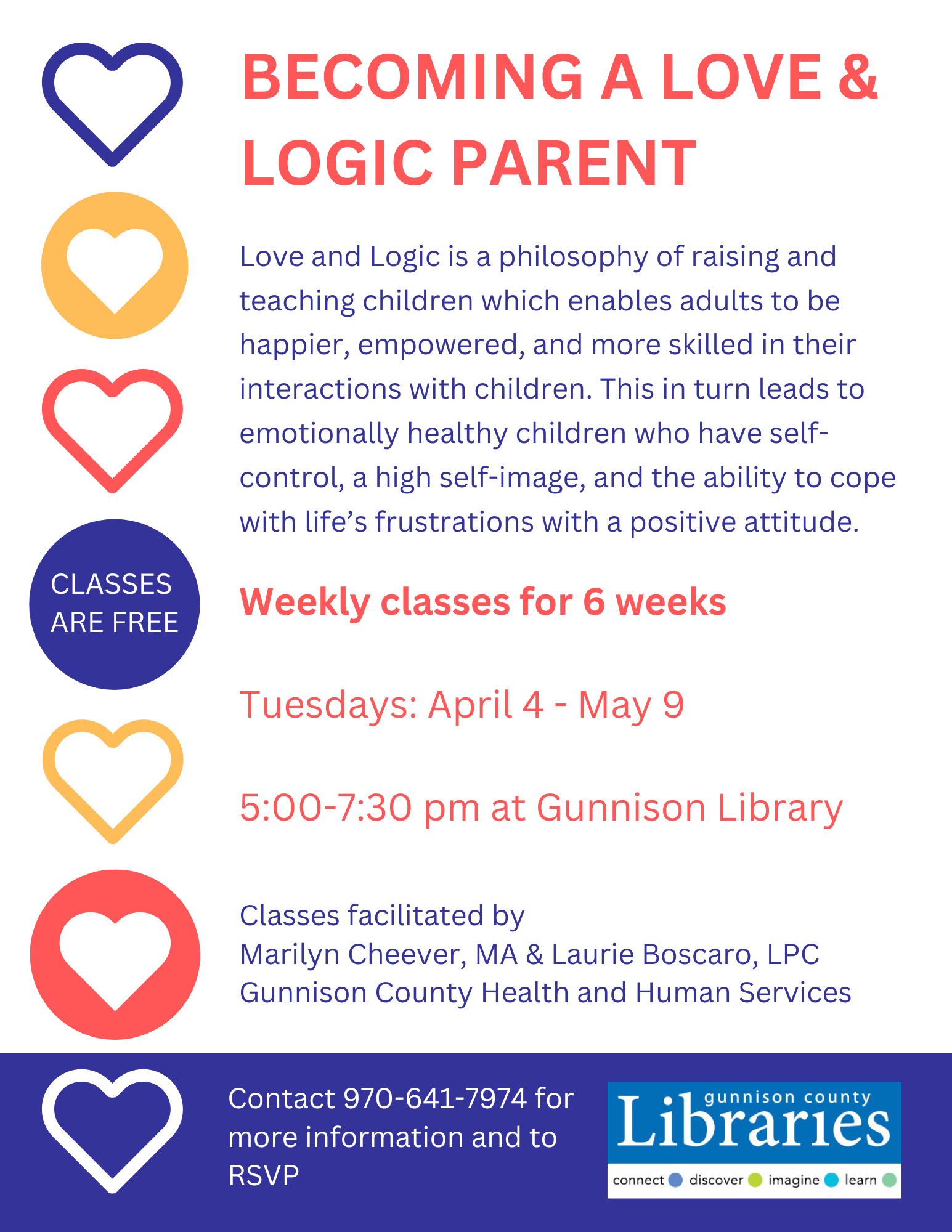 love and logic classes flyer